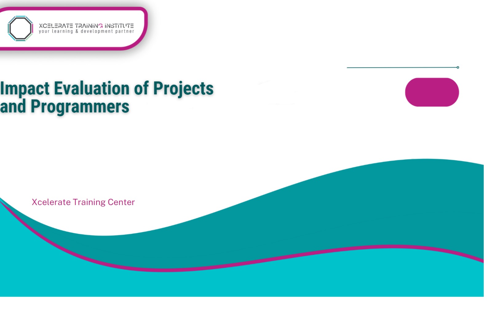 Impact Evaluation of Projects and Programmes Training Course