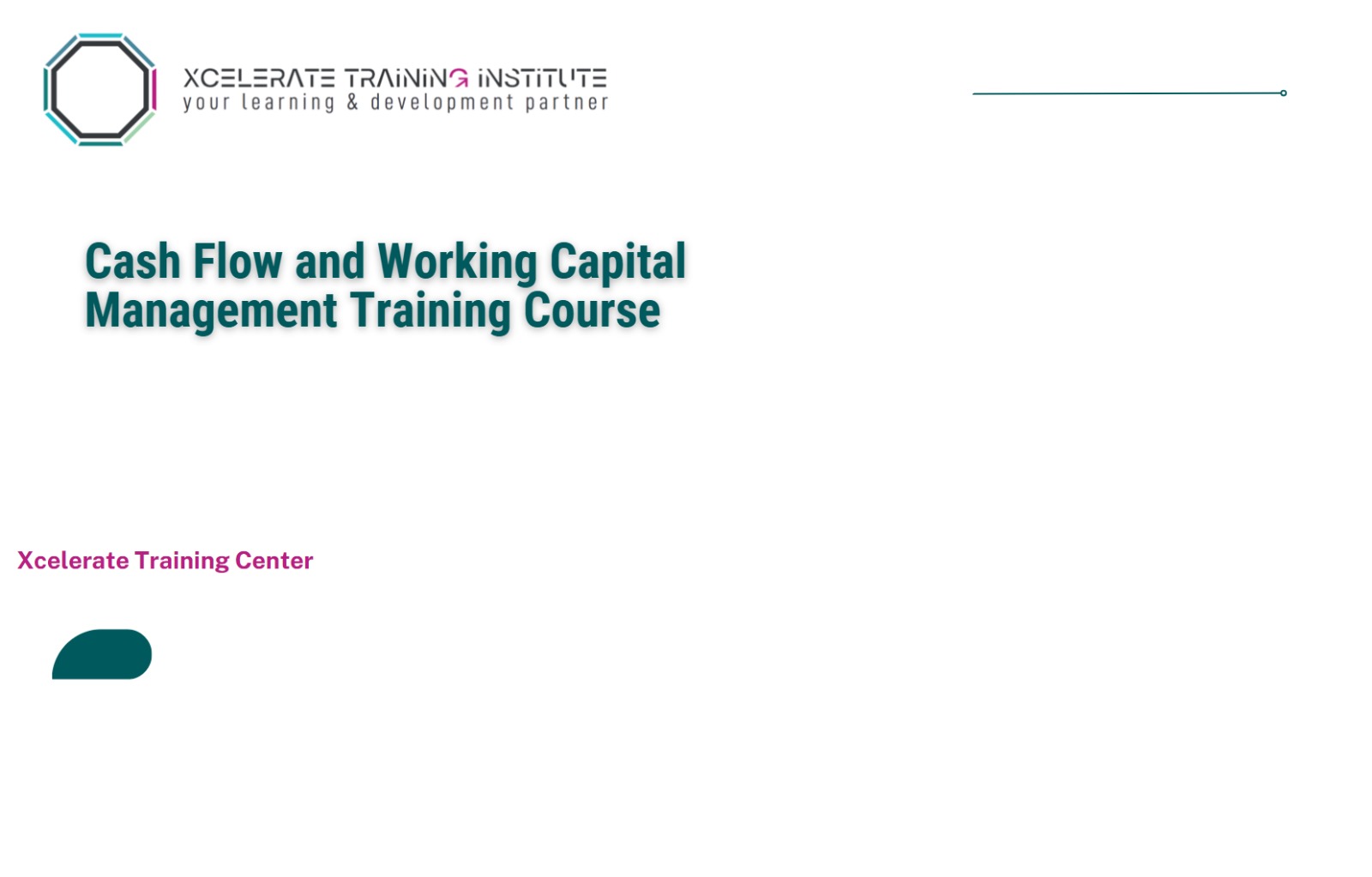 Cash Flow and Working Capital Management Training Course
