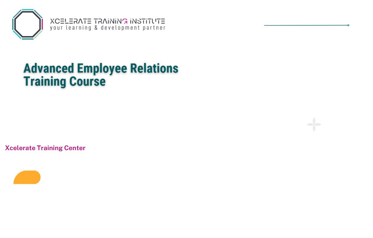 Advanced Employee Relations Training Course