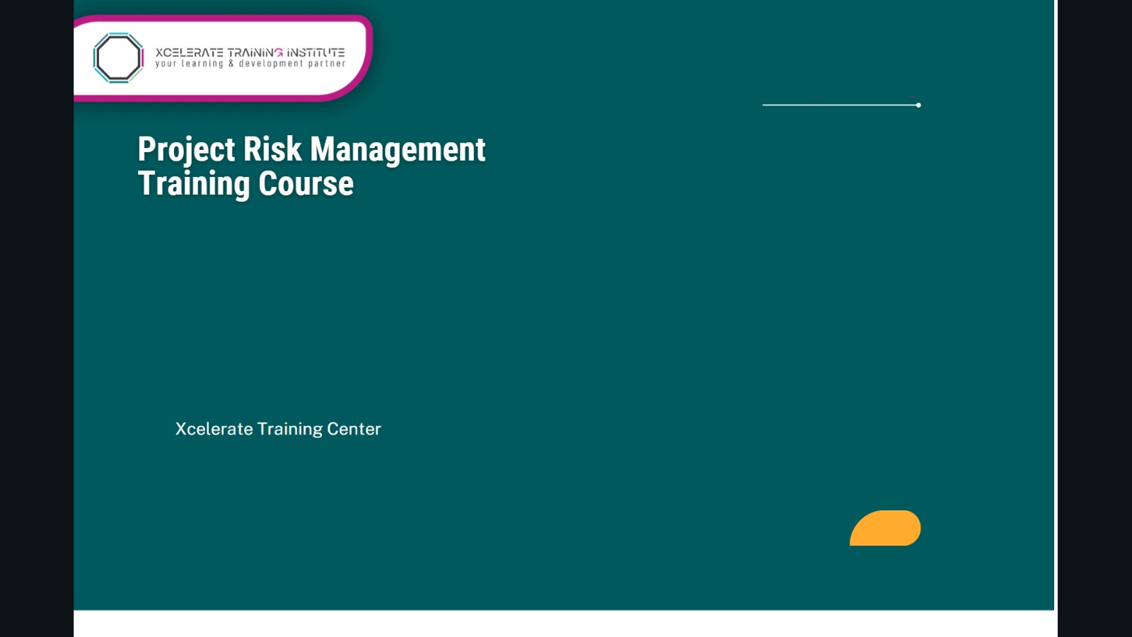 Project Risk Management Training Course