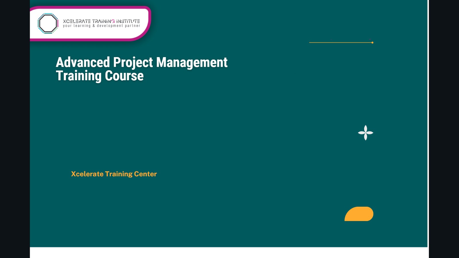 Advanced Project Management Training Course