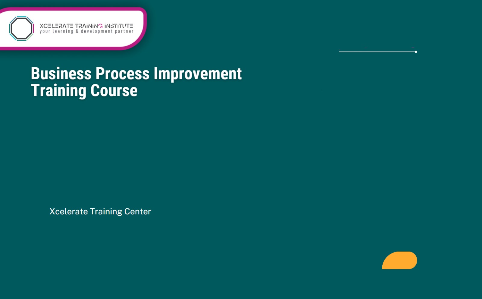 Business Process Improvement Training Course
