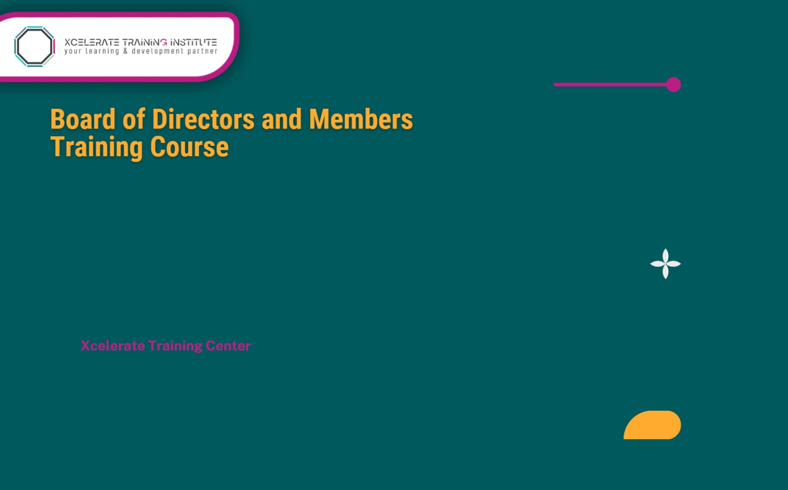 Board of Directors and Members Training Course