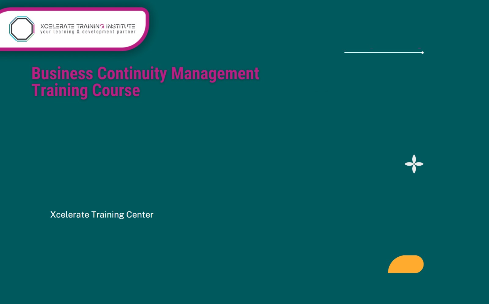 Business Continuity Management Training Course