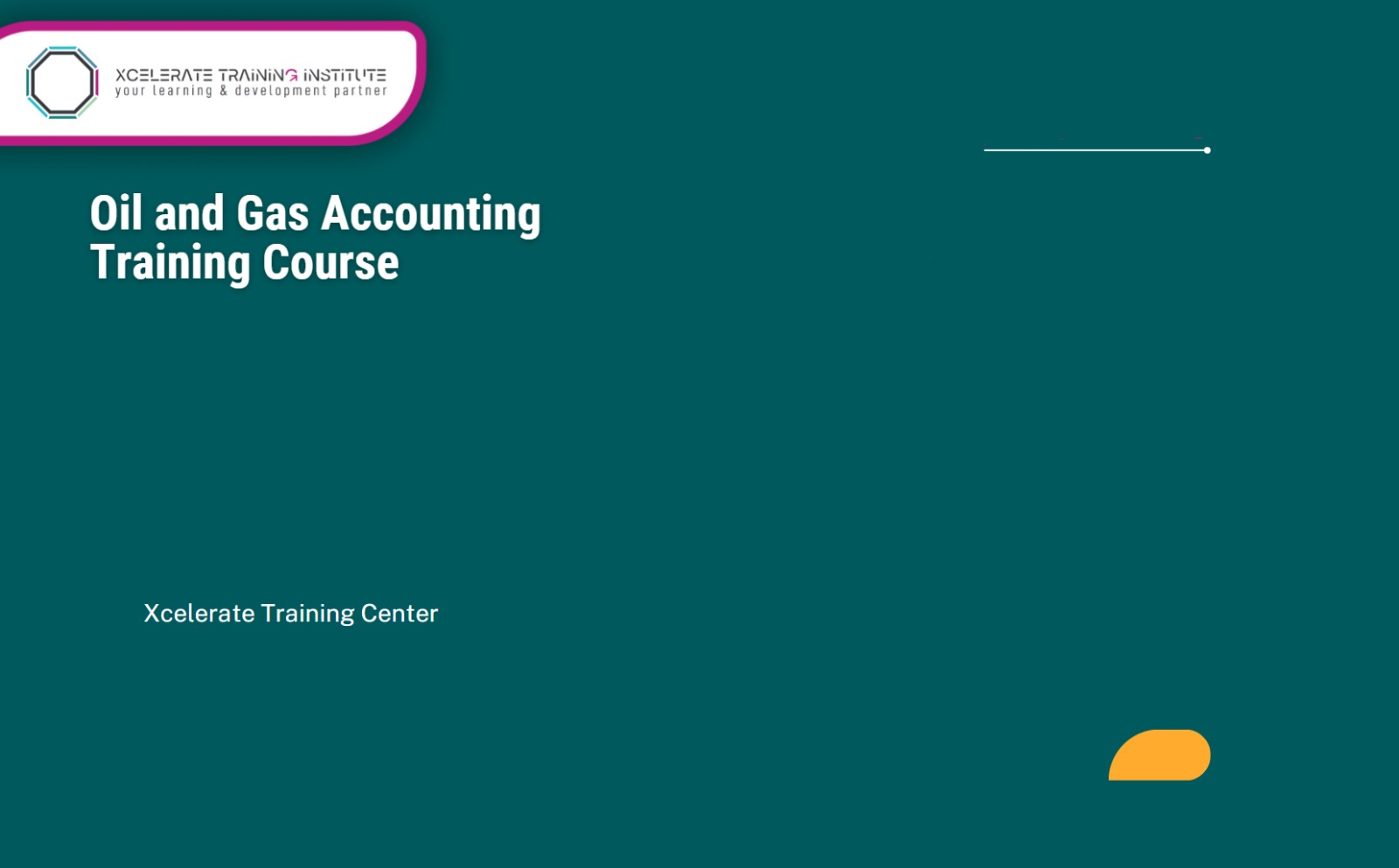 Oil and Gas Accounting Training Course