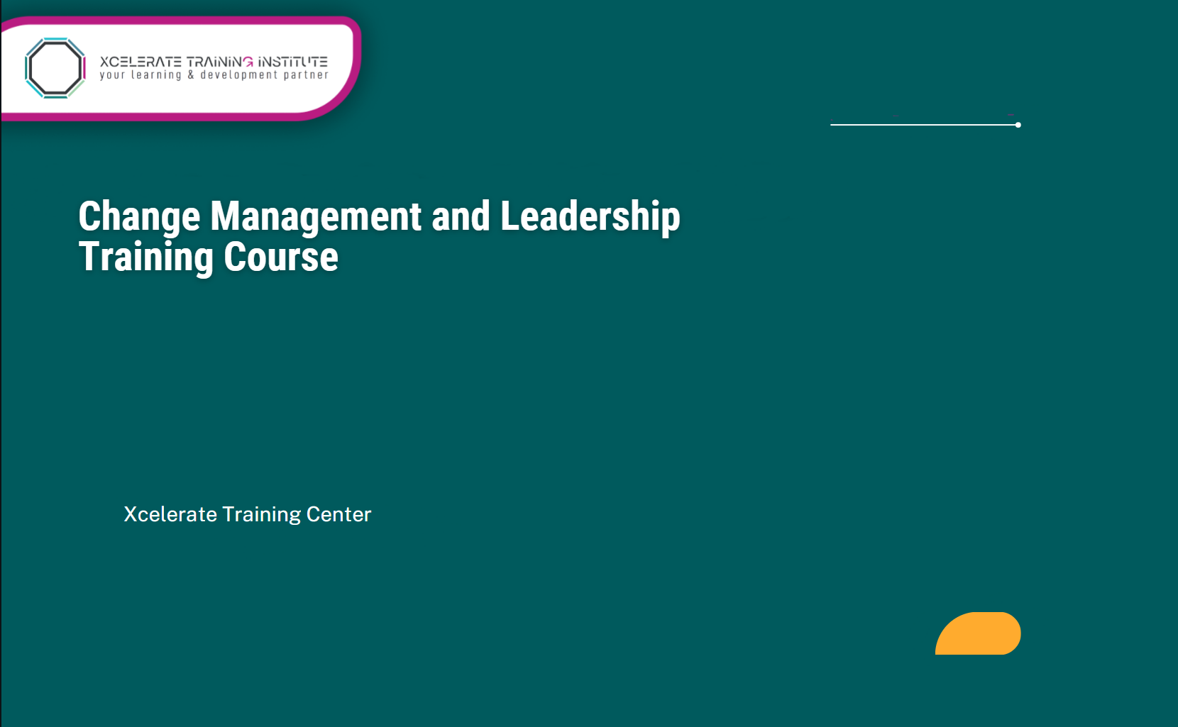 Change Management and Leadership Training Course